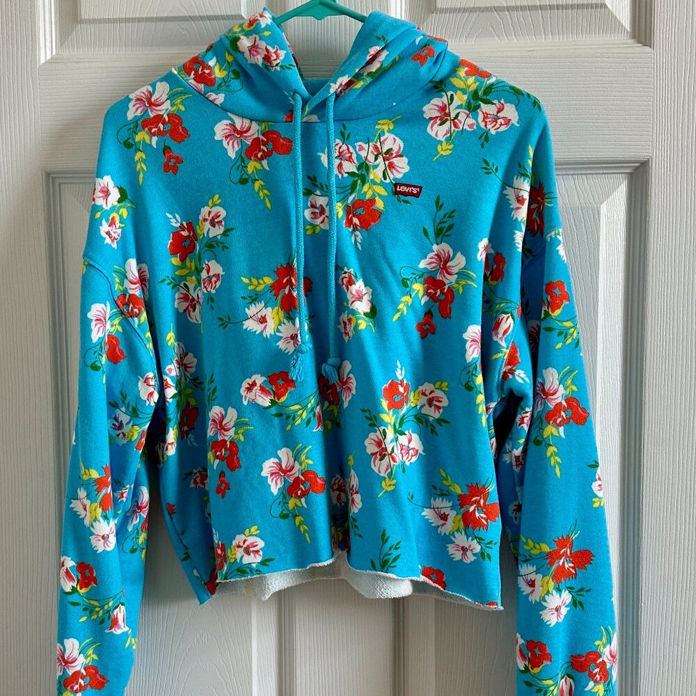 Levi's Women's Cropped Hawaiian Hoodie - Small